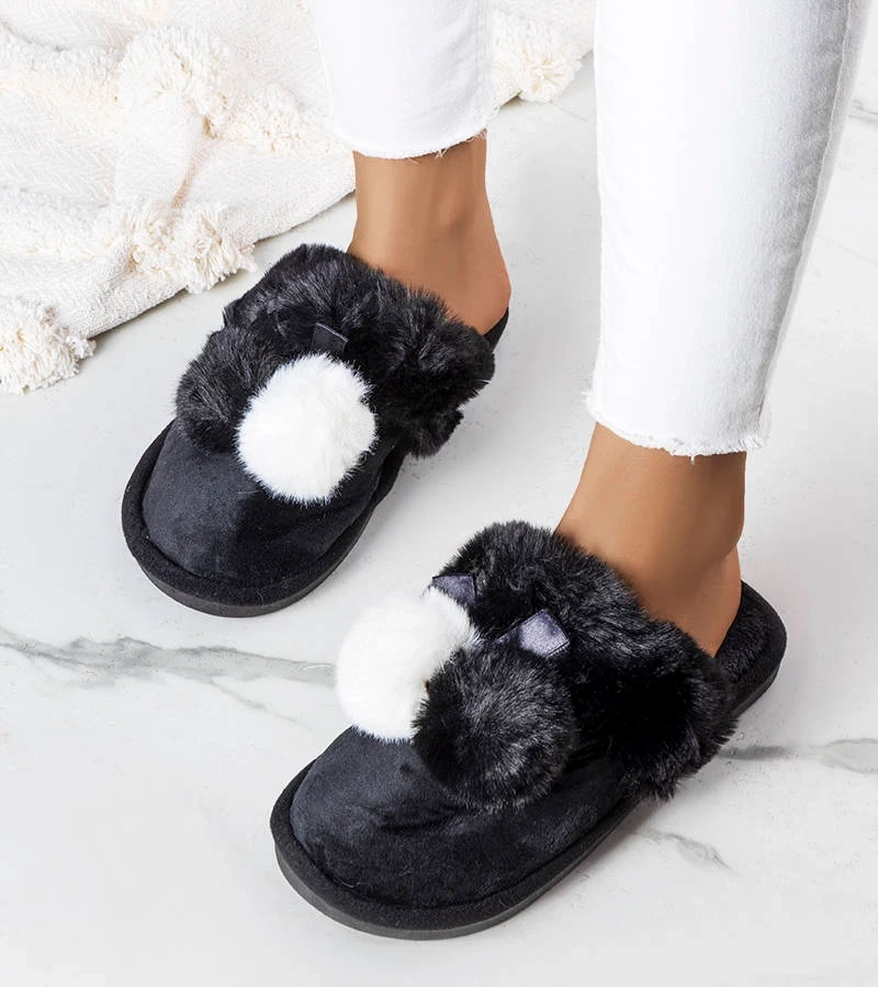 Papuče Black Bonnet