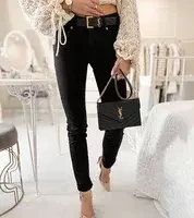 Čierne dámske nohavice Karima