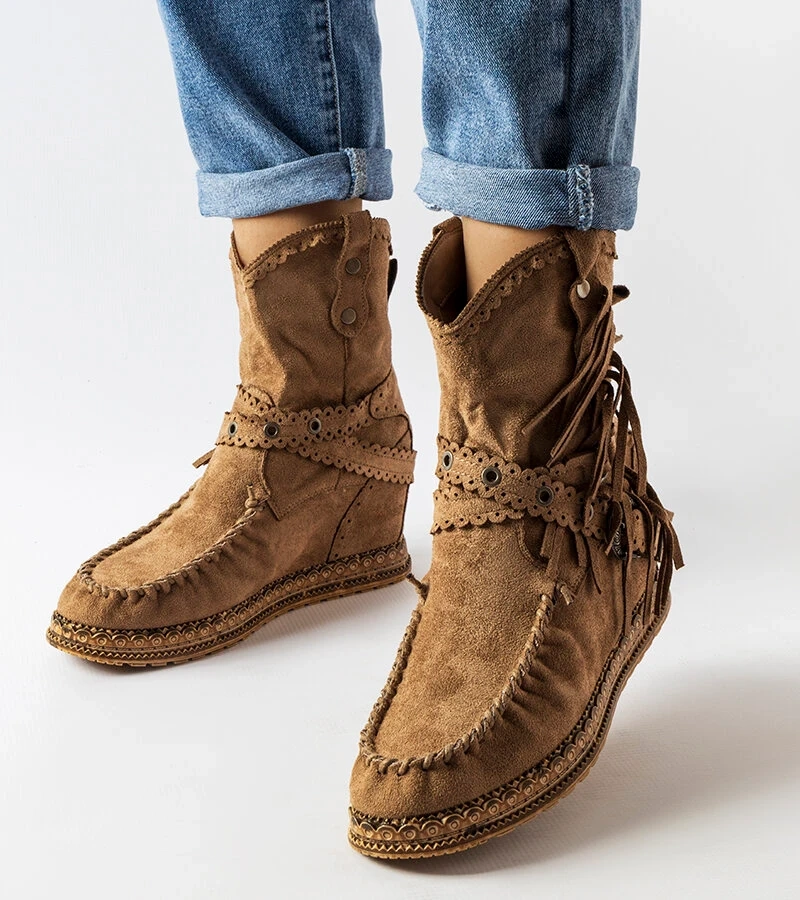 Teodata tmavohnedé topánky na podpätkoch