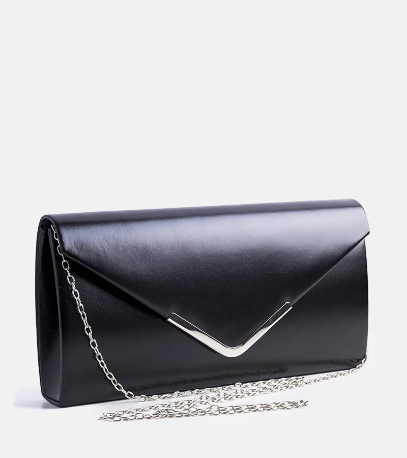 Čierna obálková kabelka Arias