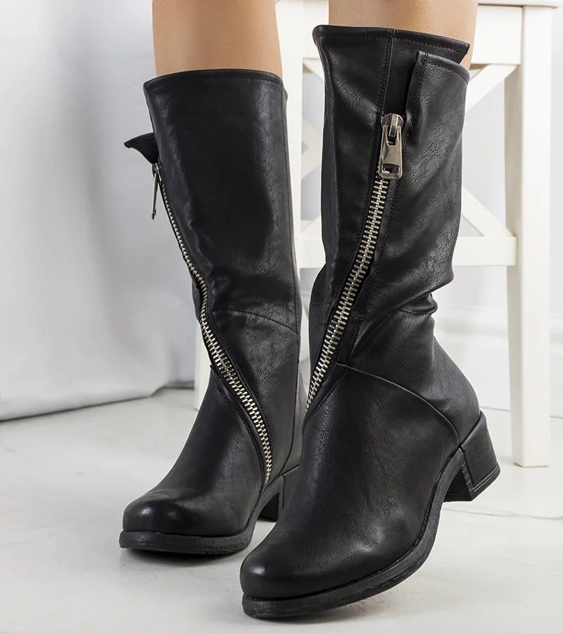 Čierne topánky Castel