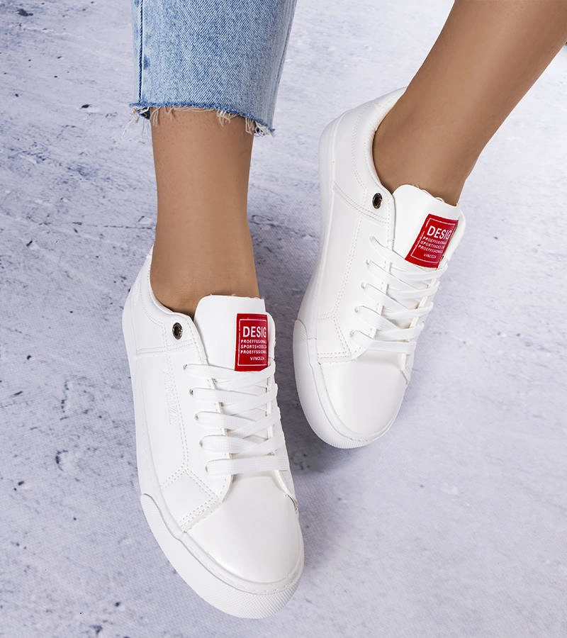 Biele klasické tenisky Vinceza