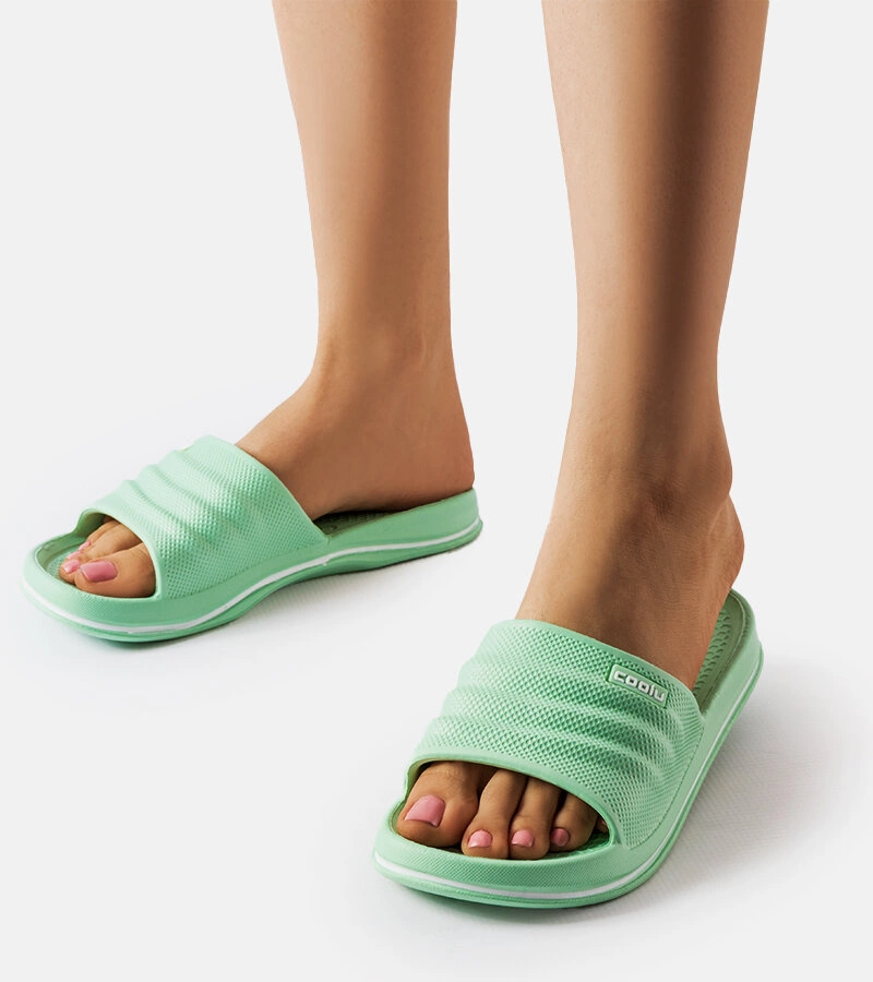 Zelené žabky do bazéna Kathrin