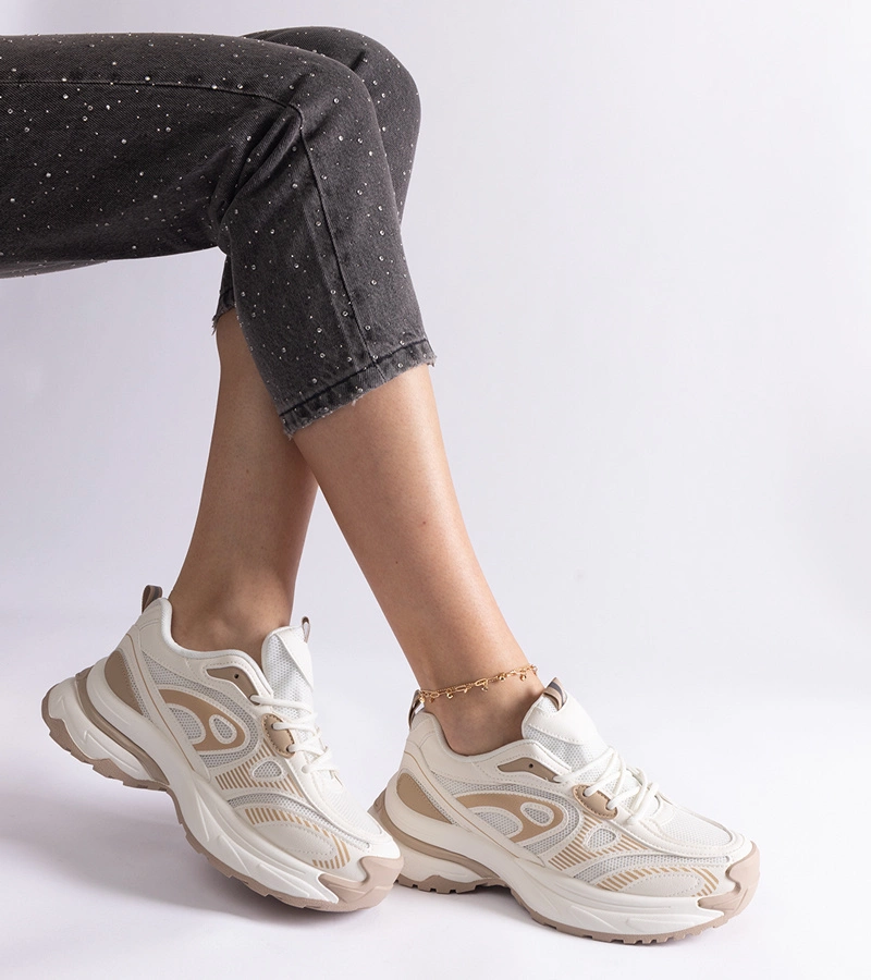 Biele dámske športové tenisky Limon