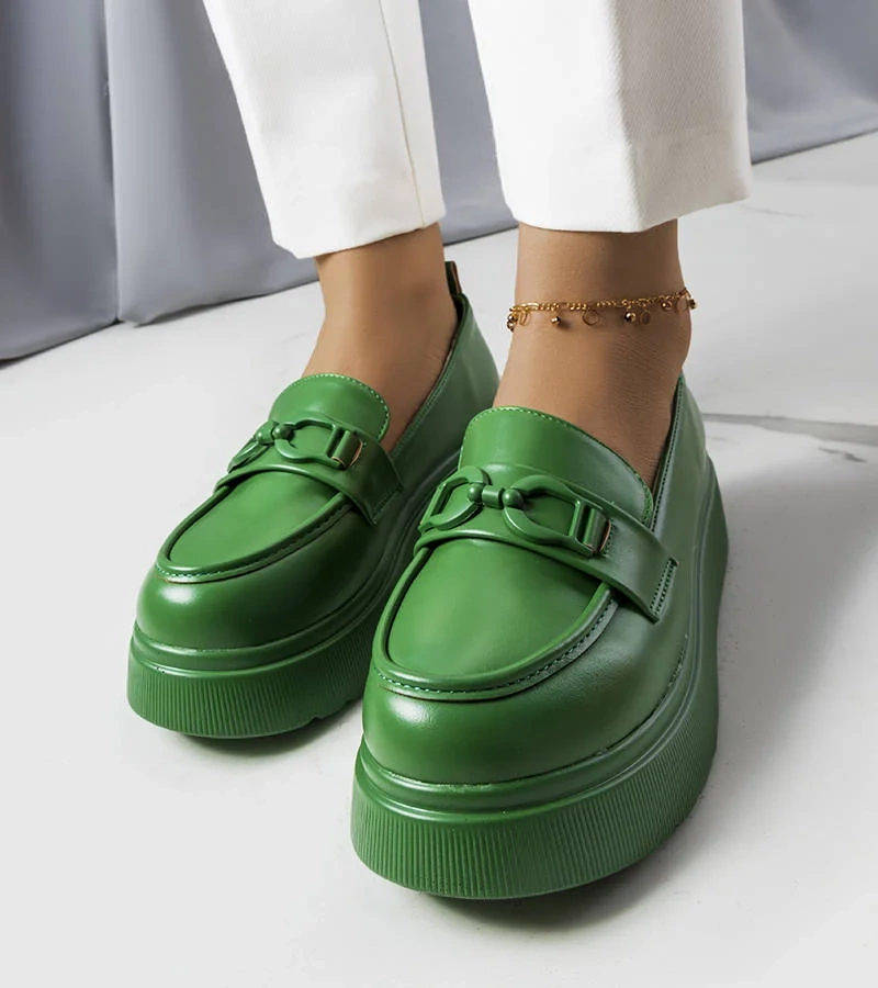 Zelení zdobení lordi na podpätku Gagnon