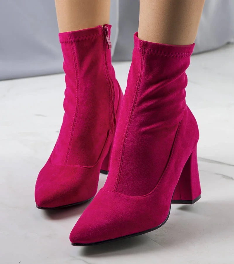 Ružová botki na ihličkách Itzel