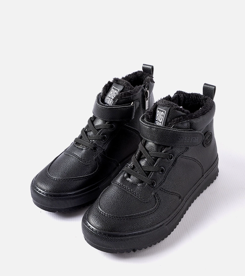 Čierne zateplené čižmy Big Star GG274040