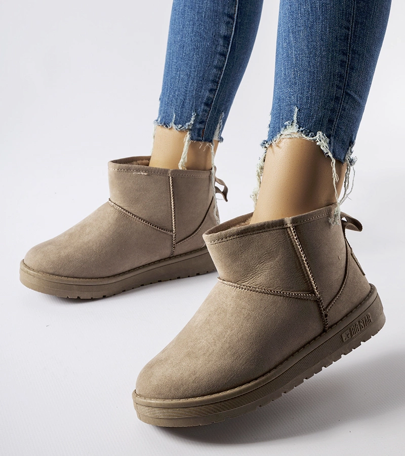 Beige dámske snehule Big Star KK274294