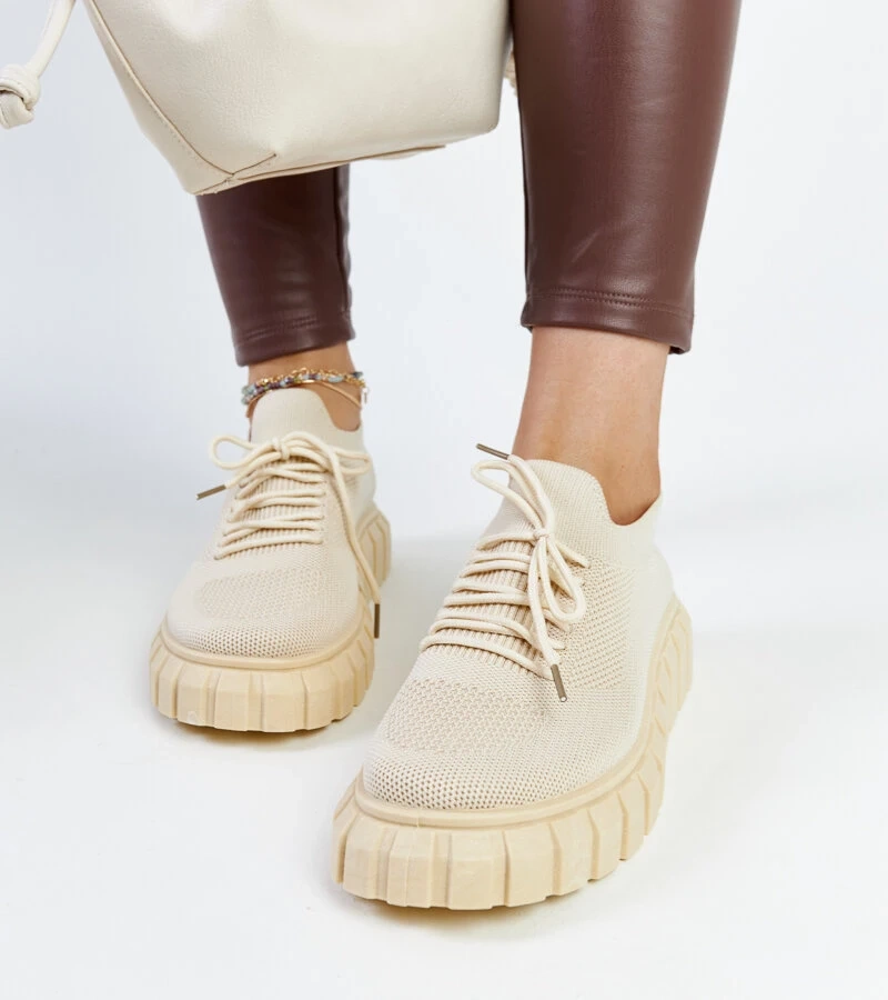 Svetlohnedé športové tenisky Jitka