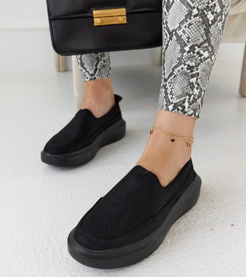 Čierne poltopánky Marcie