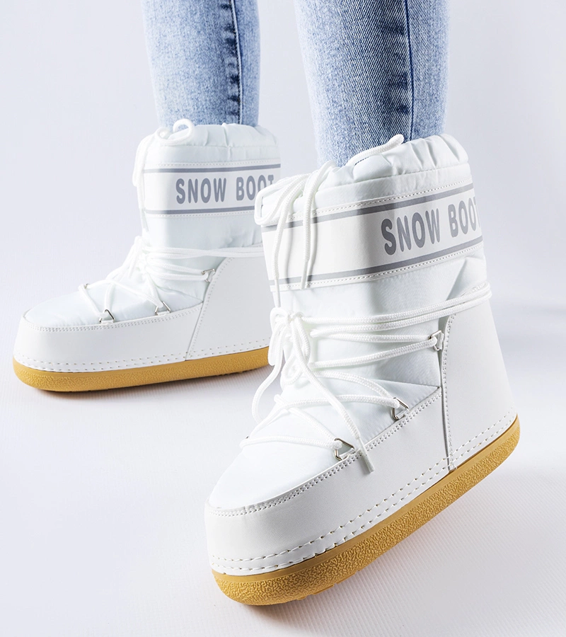 Biela ľahké zateplené snehule Reynolds.