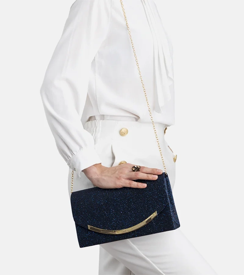 Tmavomodrá obálková taška Recife