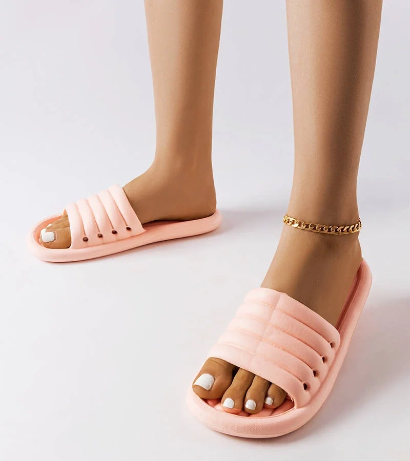 Ružové gumené žabky Koehler