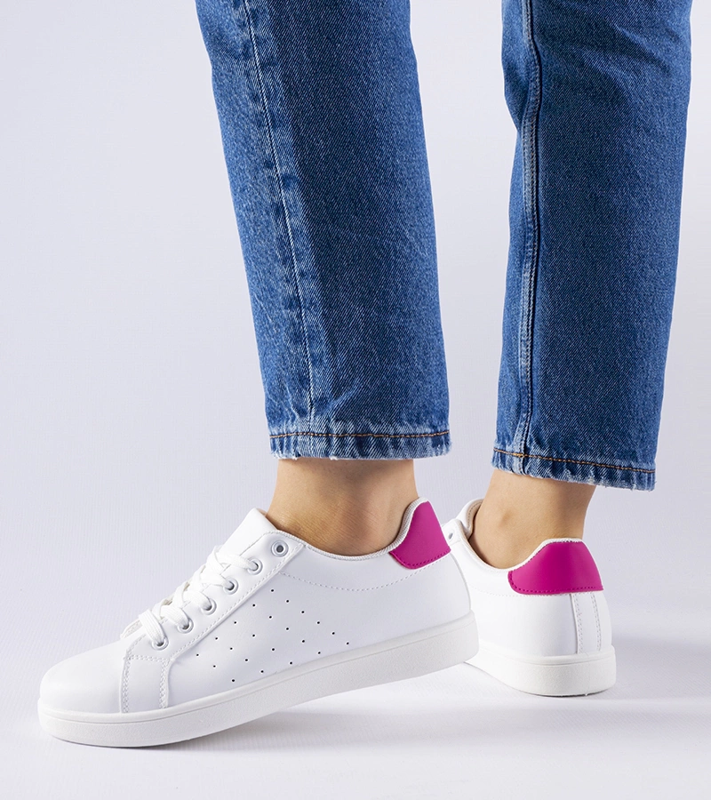 Bielo-ružové tenisky Bourassa