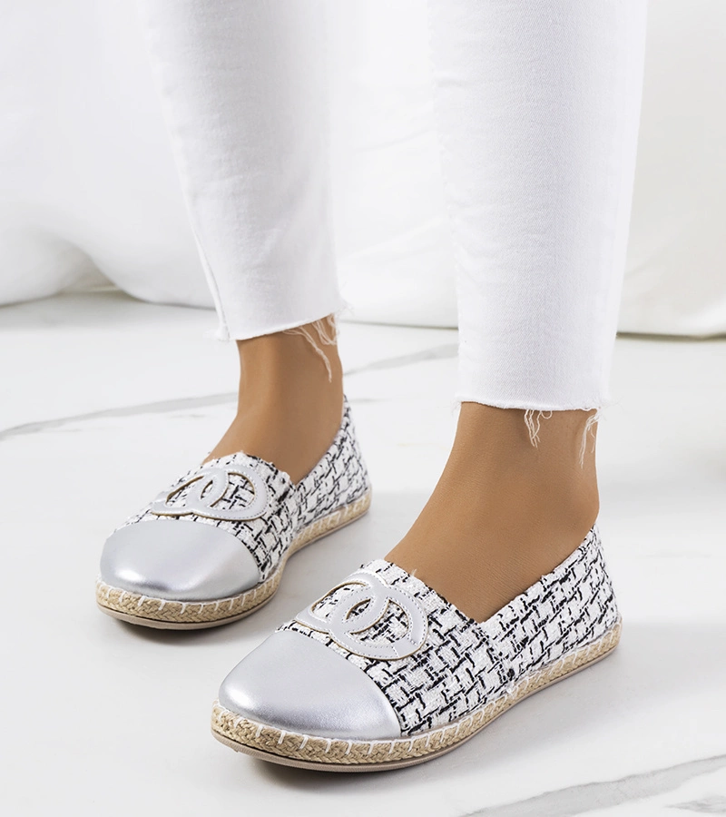 Biele espadrilky Moorsele