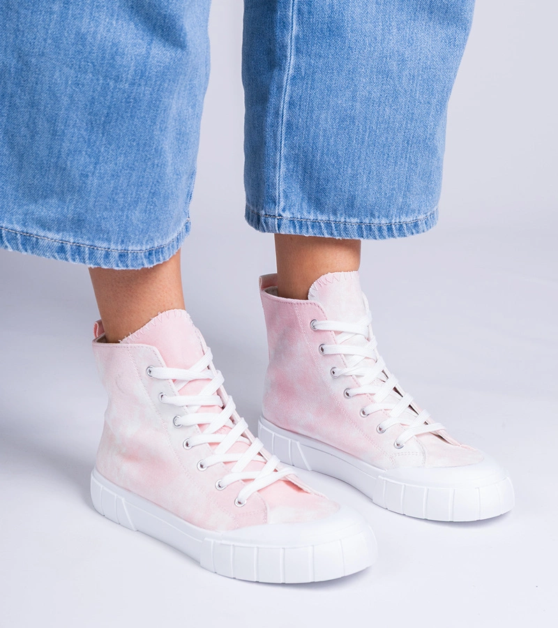 Ružové kotníkové tenisky Citta