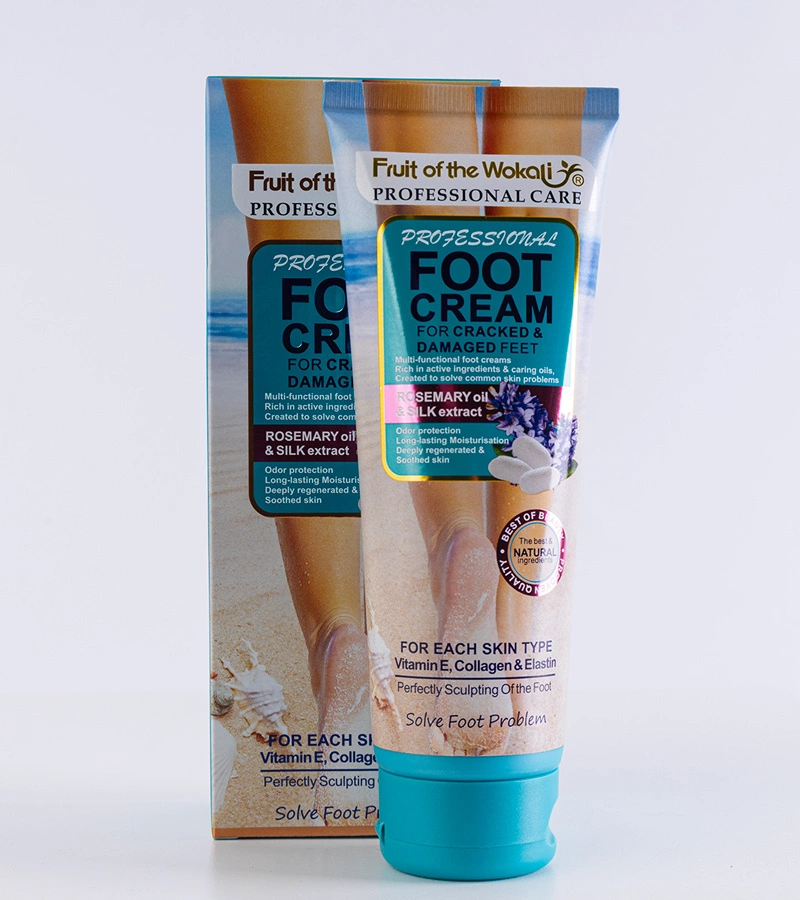 Krém na nohy Fruit of the Wokali Rosemary oil & silk extract 130ml