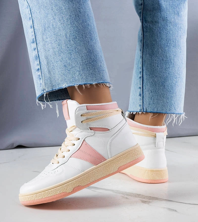 Ružové členkové tenisky Robin