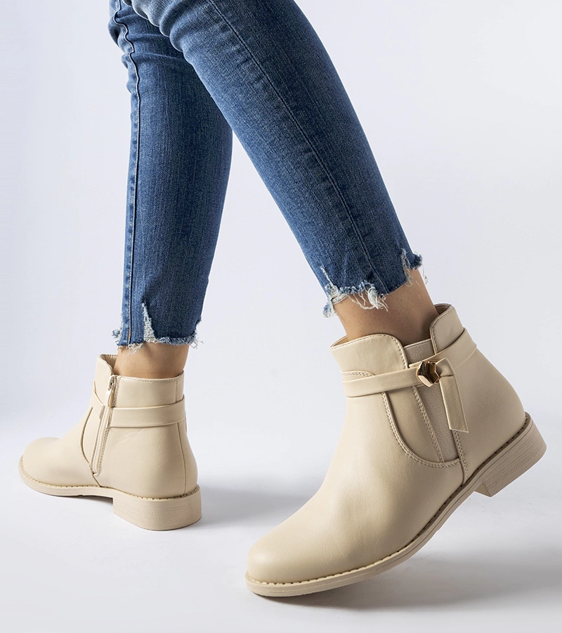 Beige zateplené topánky Raimondo