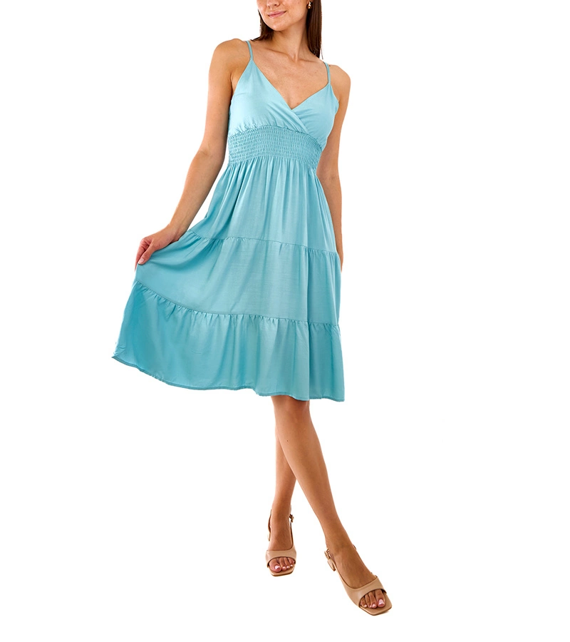 Modré rozšírené šaty Fiorentini