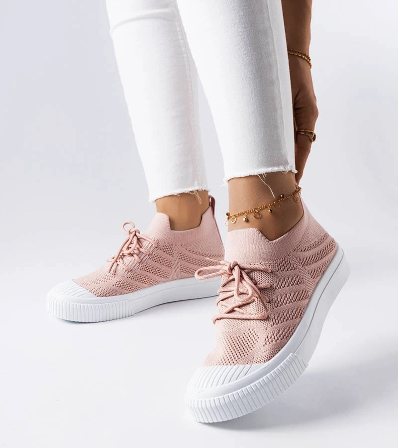 Ružové strečové tenisky Polaire