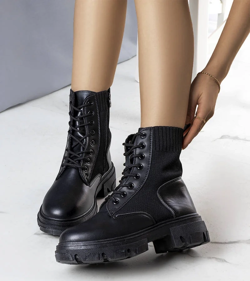 Čierna botki Lenotre