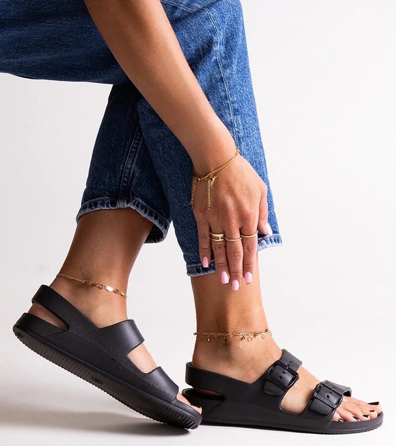 Čierne sandále Big Star LL274745