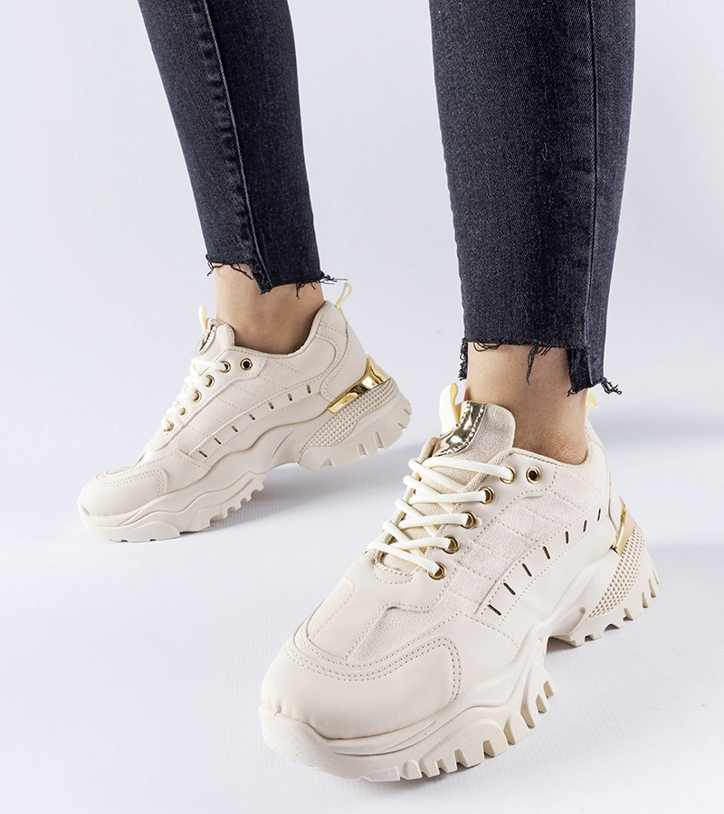 Bežové športové tenisky Laudes