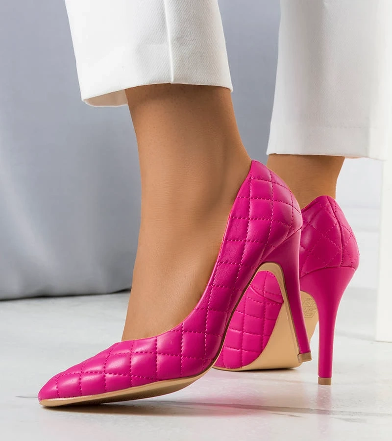 Ružové prešívané ihlice Nadelia