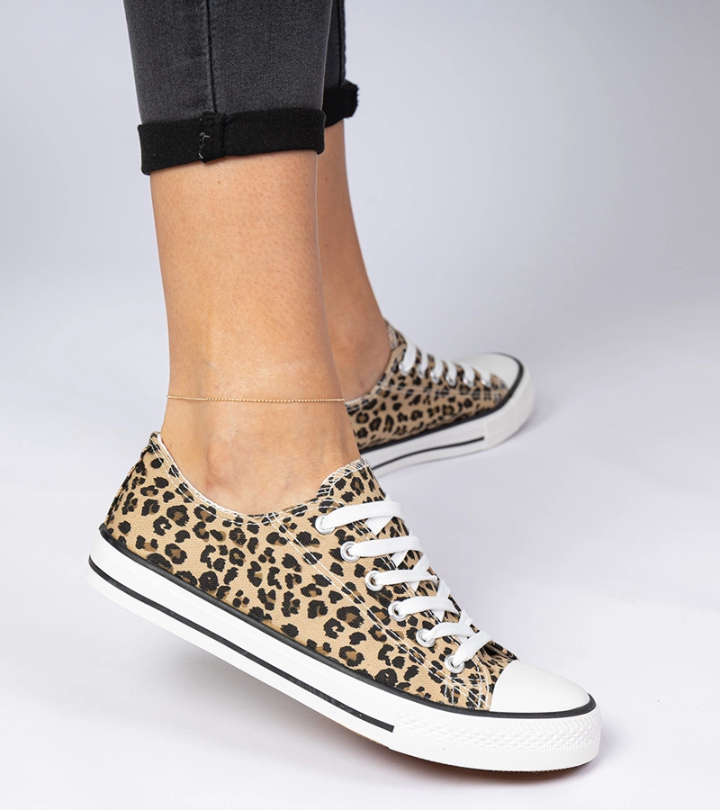 Panterkové klasické dámske tenisky Menfis