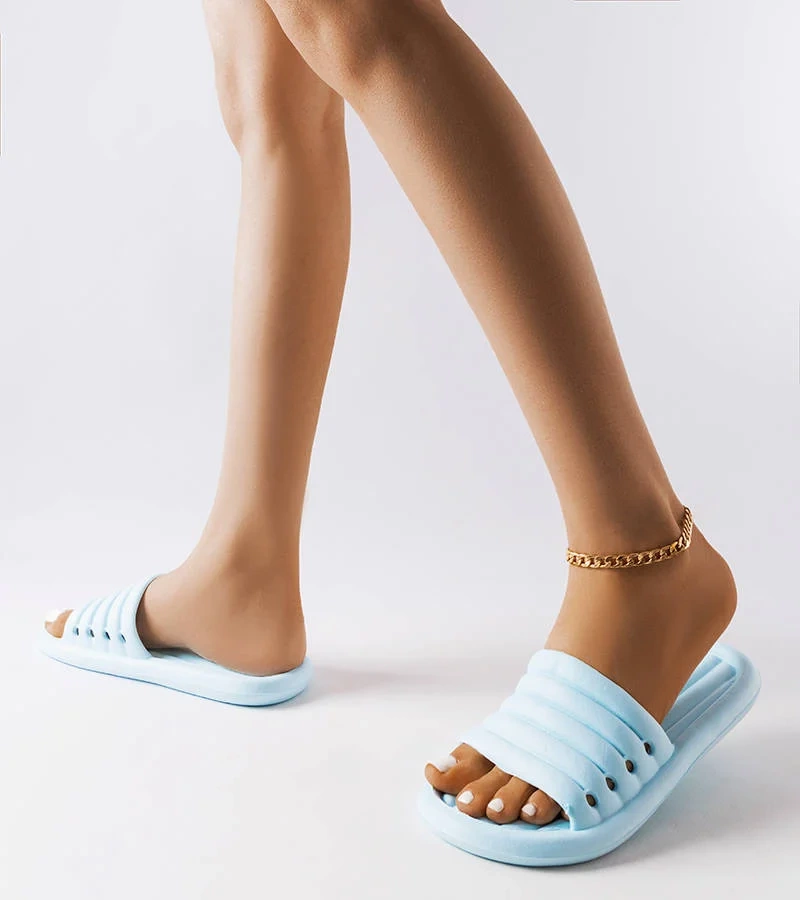 Modré gumené žabky Koehler