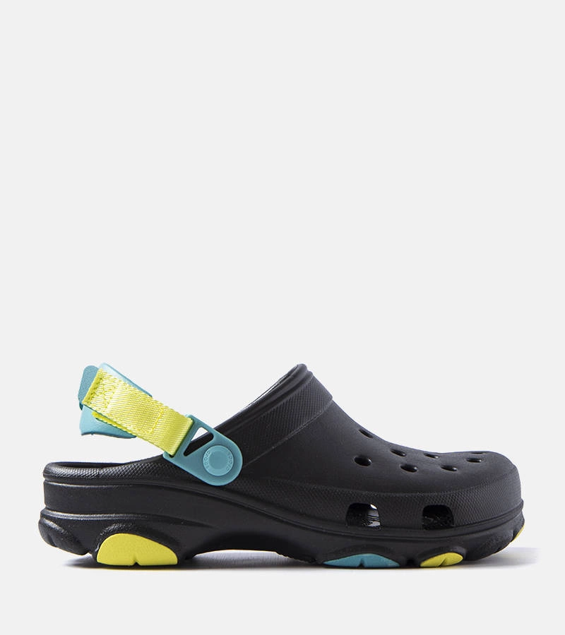 Čierne perforované žabky Crocs