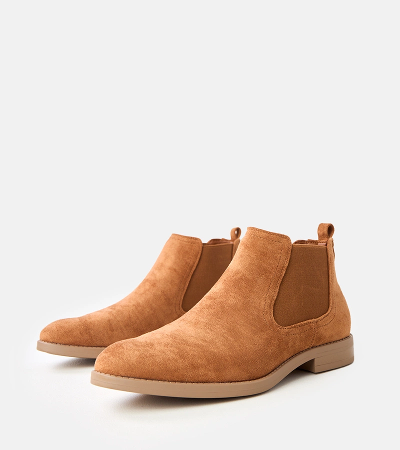 Hnedé pánske členkové topánky Rubert