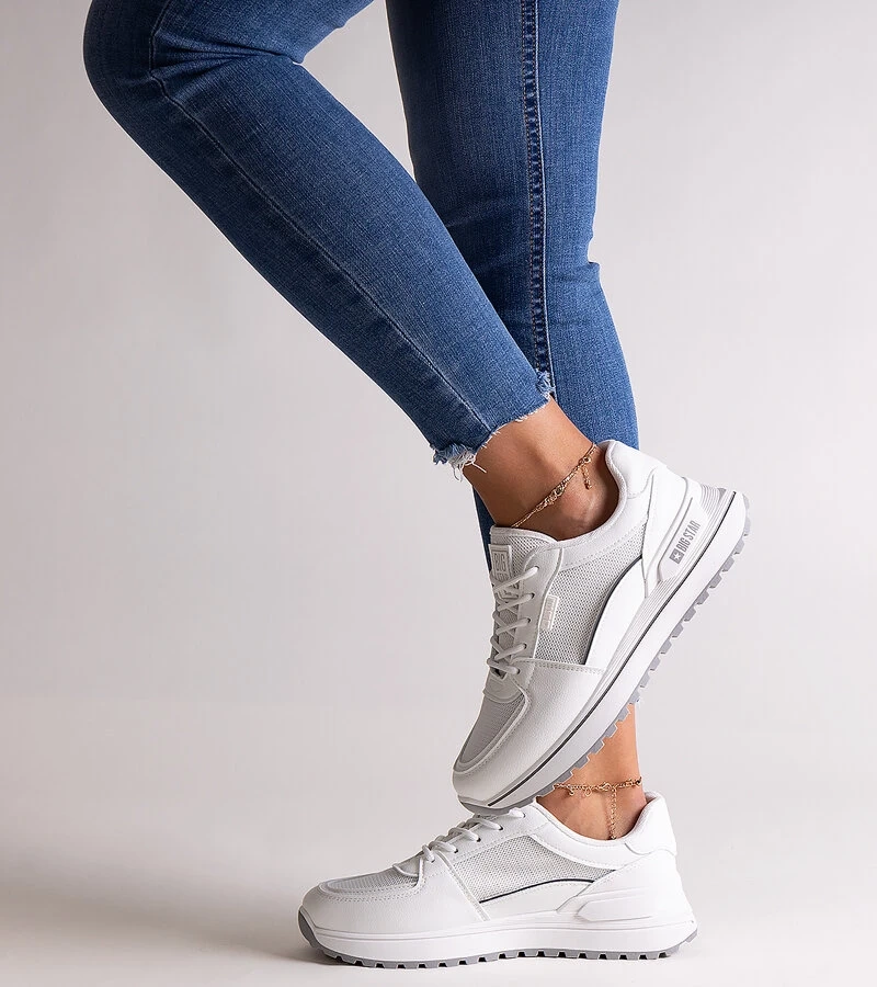 Biela tenisky Big Star NN274A089