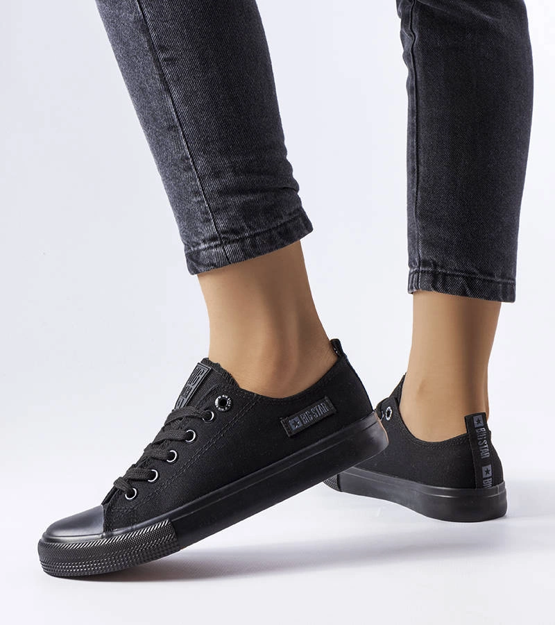 Čierne textilné tenisky Big Star KK274009