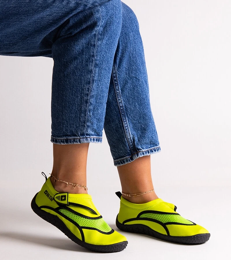 Športové žlté topánky do vody Big Star NN274A807