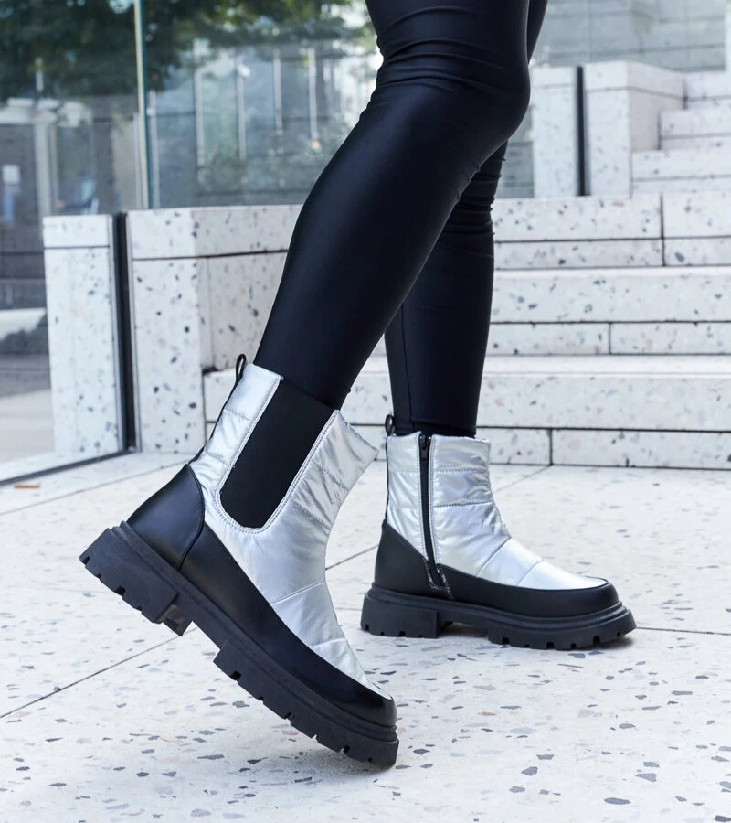 Kovové zateplené snehové topánky Galvani