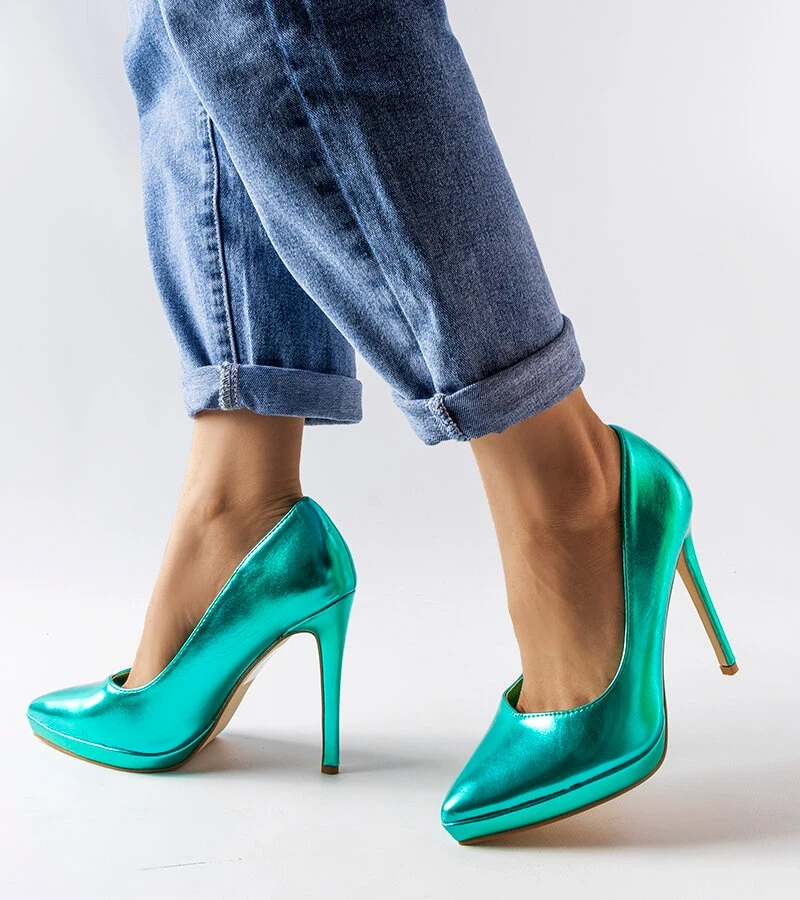 Kristin zelené zrkadlové ihlice