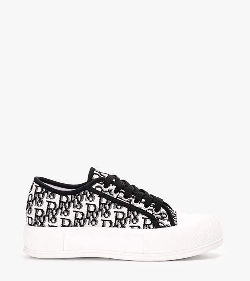 Biele tenisky na platforme Lalonde