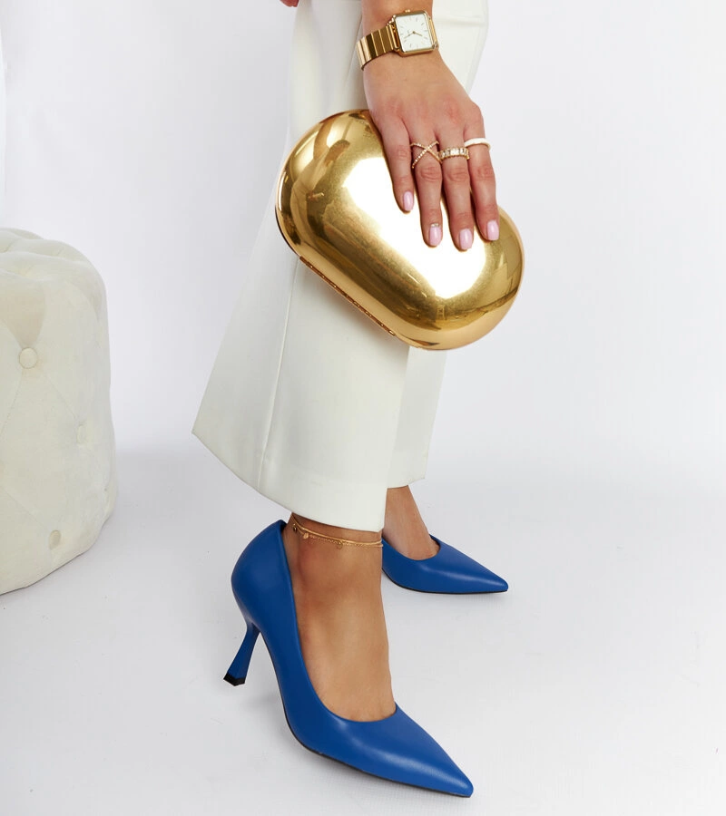 Modré lodičky na nízkom opätku Nixon