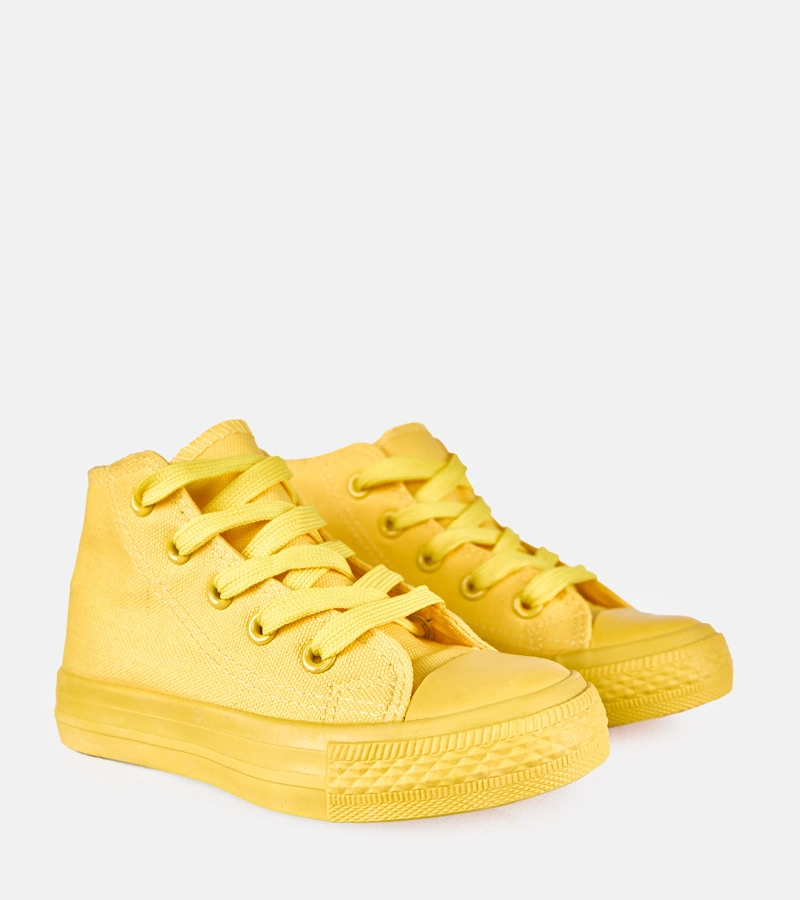 Žlté detské členkové tenisky Laly