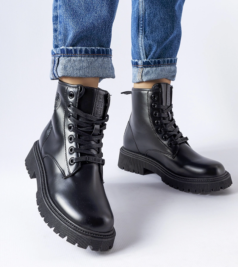 Čierne zateplené workery Big Star MM274375