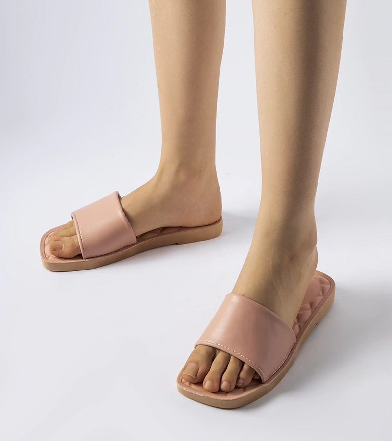 Ružové gumové šľapky Chatigny