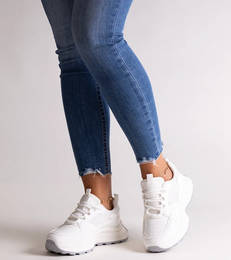 Biela tenisky Big Star NN274A107