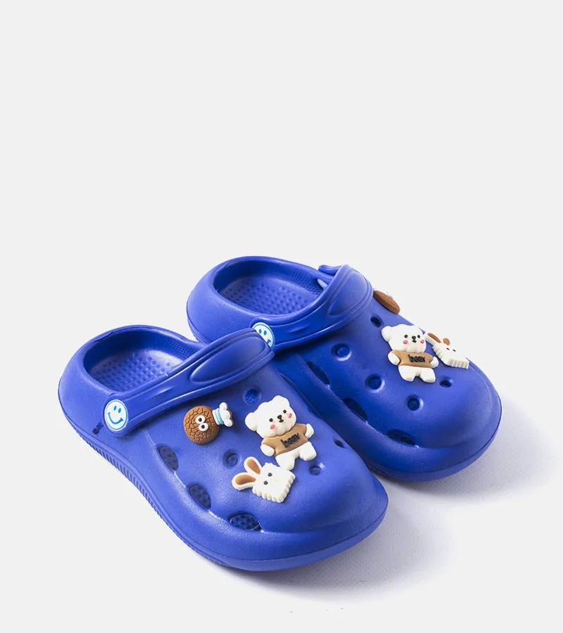 Modré žabky so zakrytým nosom Vette