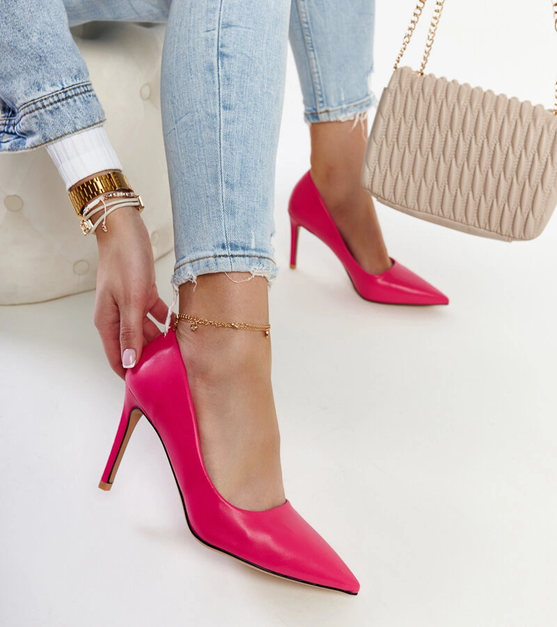 Tmavoružové klasické lodičky Yassira