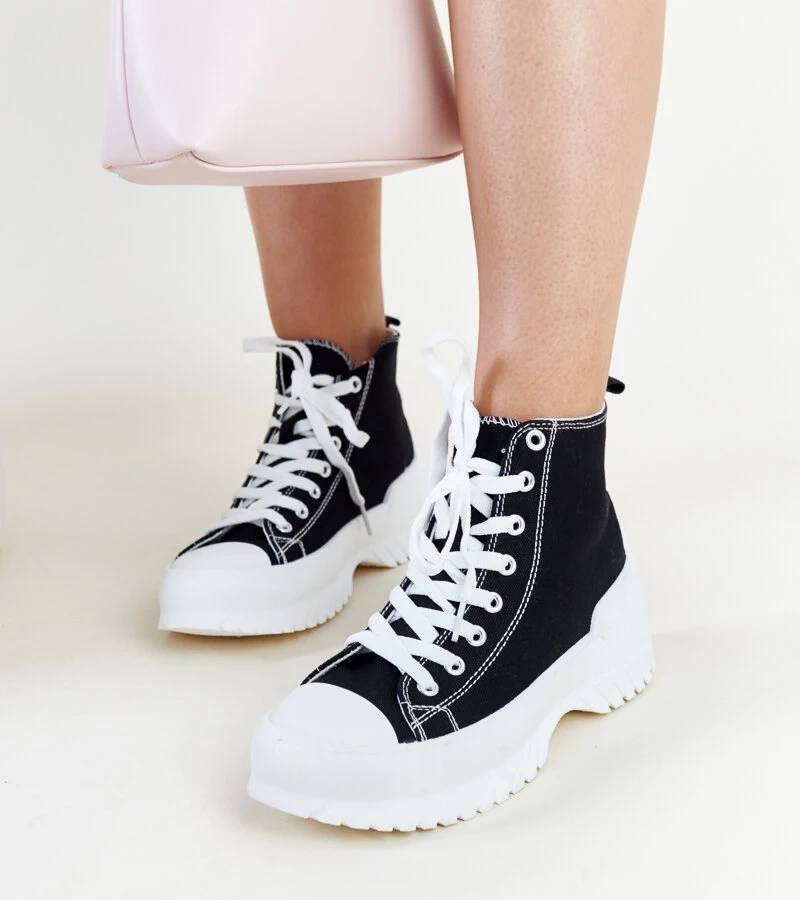 Čierne tenisky nad členok Ronchis