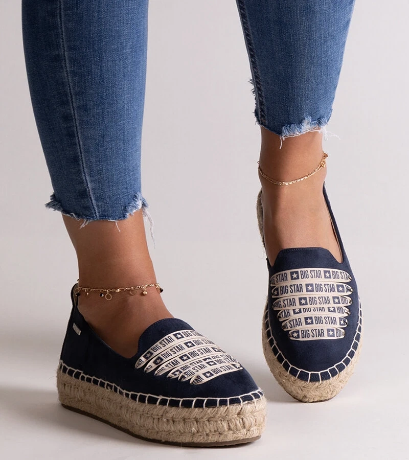 Modré espadrilky Big Star JJ274889