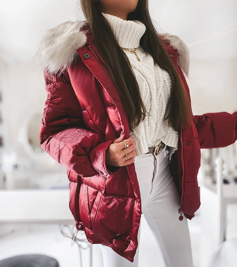 Tmavomodrá voľná bunda Joaquin