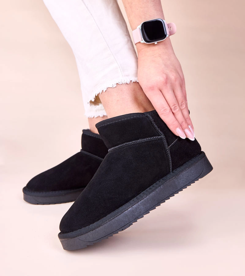 Čierne snehule z prírodného semiša Besia